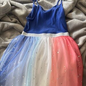 Jumping Beans Blue Ribbed Top